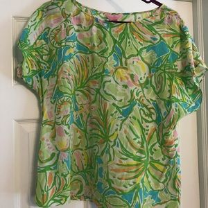 Lilly Pulitzer silk top